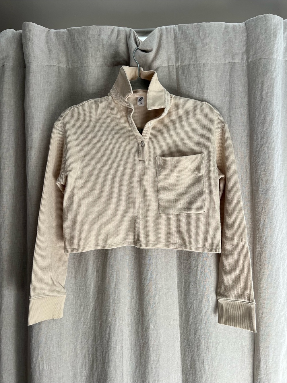 Parade Set Waffle Knit Lounge Set - Cream